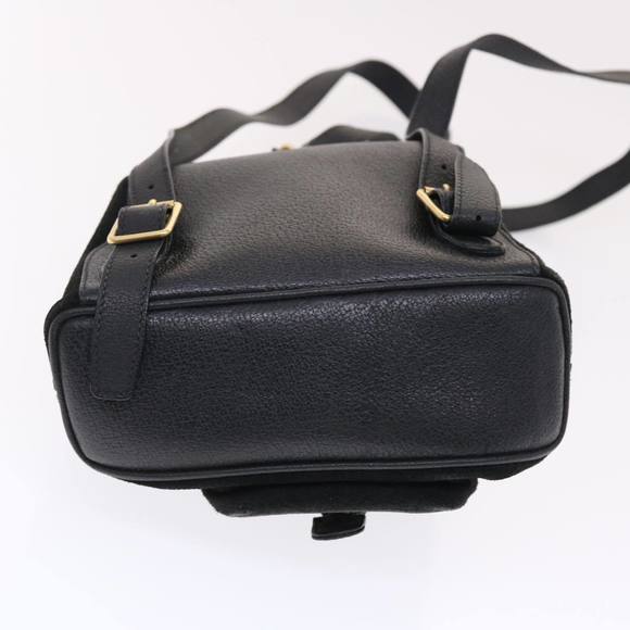 GUCCI Bamboo Backpack Suede Black 003.1705.0030 Auth 49982 - Picture 5 of 16